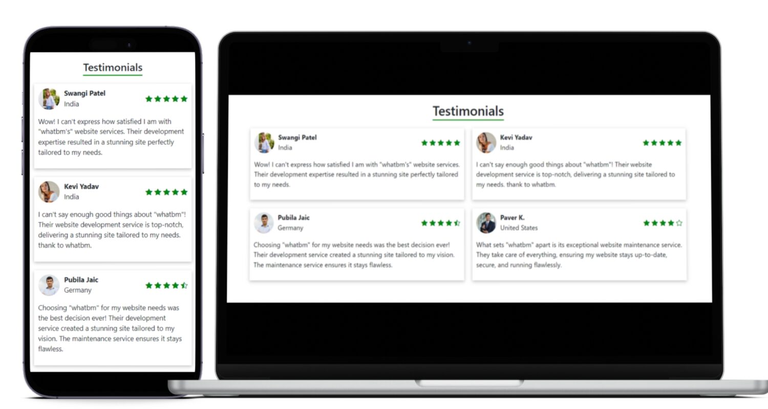 responsive testimonials html css